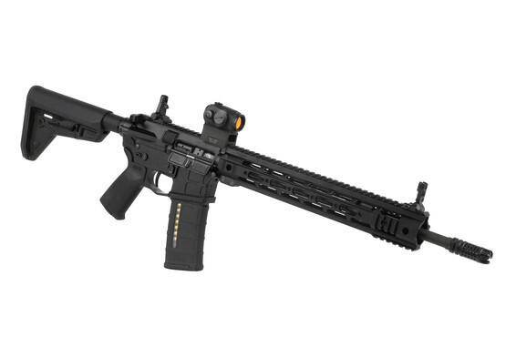 Sig Sauer Romeo 5 red dot sight mounted to an AR-15